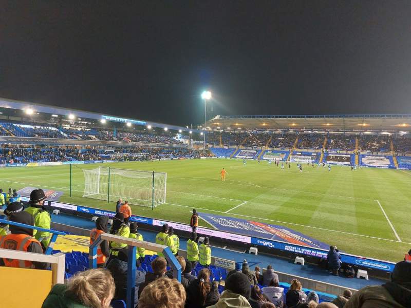 View from the away end